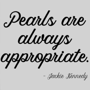 Pearls, Pearls, Pearls